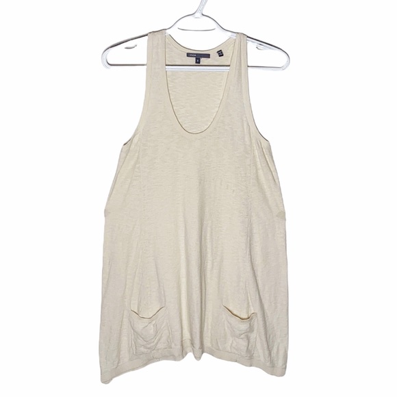 Vince textured sweater tank with pockets size S - Picture 1 of 10